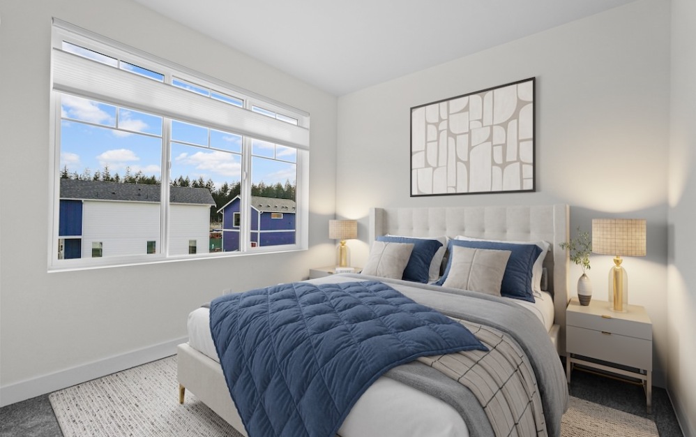 Carriage House - 1 bedroom floorplan layout with 1 bathroom and 542 square feet (3
, 2D)