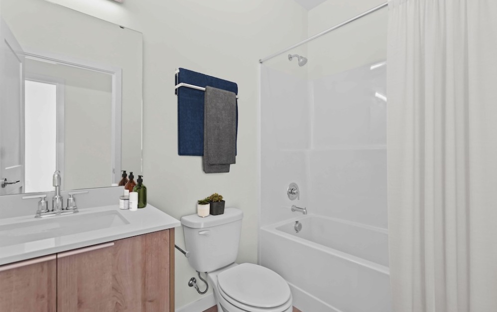 Carriage House - 1 bedroom floorplan layout with 1 bathroom and 542 square feet (4, 2D)