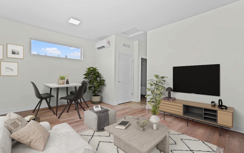 Carriage House - 1 bedroom floorplan layout with 1 bathroom and 542 square feet (2
, 2D)